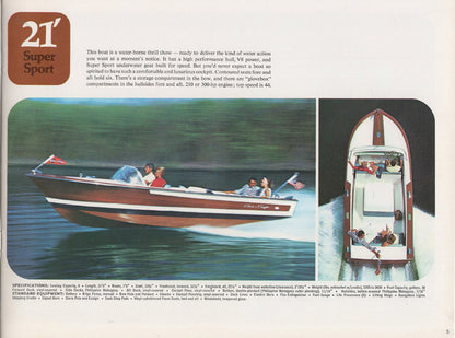 Chris Craft 1967 Constellation Brochure