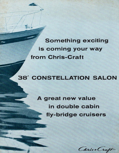 Chris Craft Constellation 38 Salon Brochure