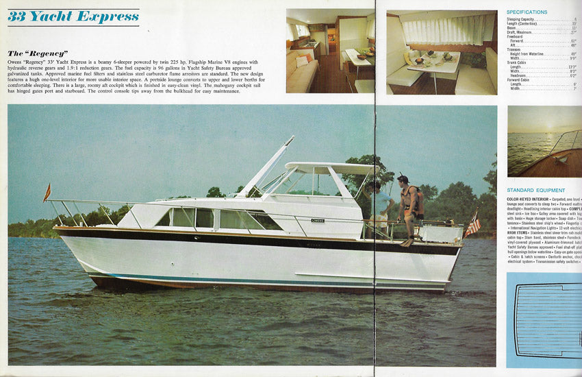 Owens 1968 Yachts Brochure