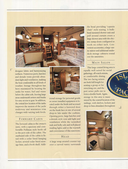 Island Packet 320 Brochure
