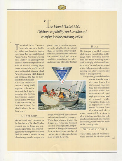 Island Packet 320 Brochure