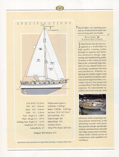 Island Packet 350 Brochure