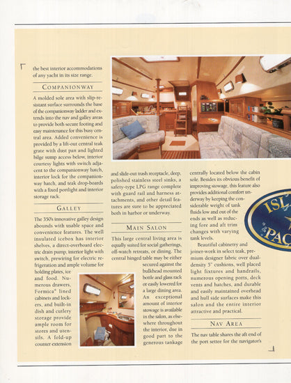 Island Packet 350 Brochure