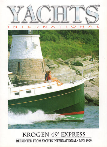 Krogen 49 Express Yachts International Magazine Reprint Brochure