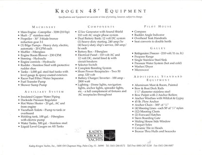 Krogen 48 Brochure