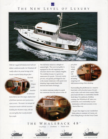 Krogen 48 Whaleback Brochure