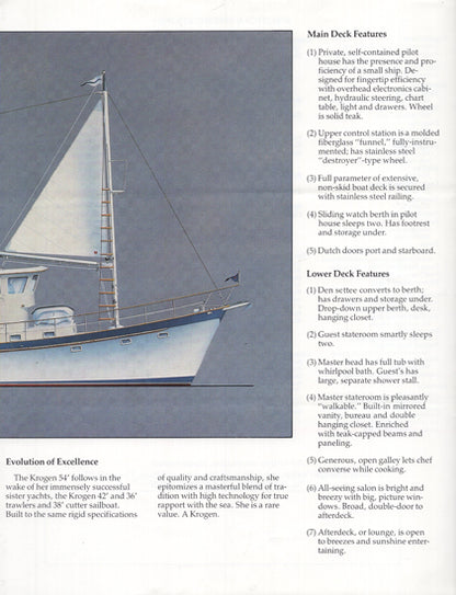 Krogen 54 Passagemaker Brochure
