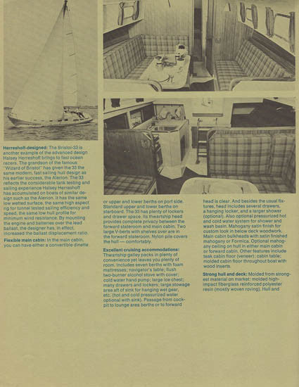 Bristol 33 Brochure