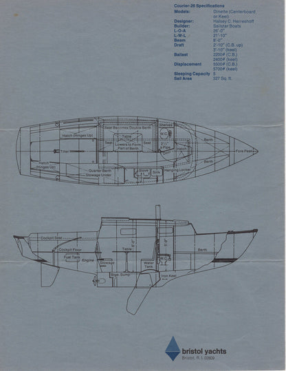 Bristol / Sailstar 26 Courier Brochure