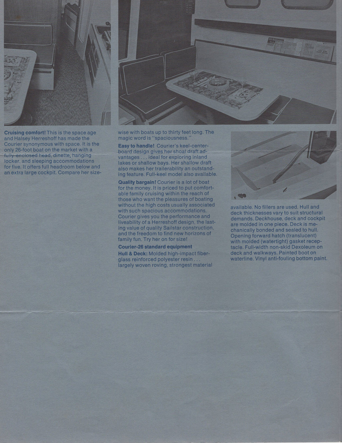 Bristol / Sailstar 26 Courier Brochure