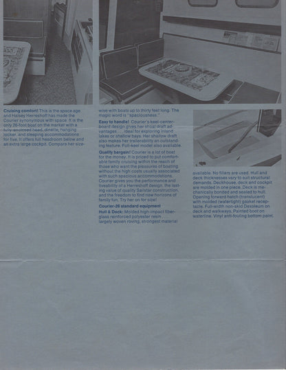 Bristol / Sailstar 26 Courier Brochure