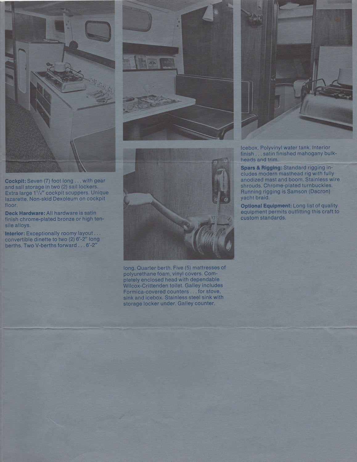 Bristol / Sailstar 26 Courier Brochure