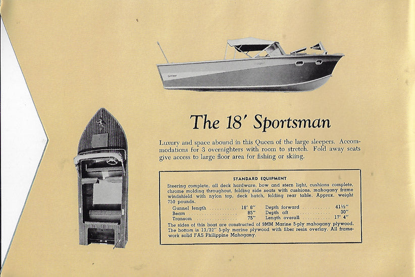 Sport Craft 1960 Brochure