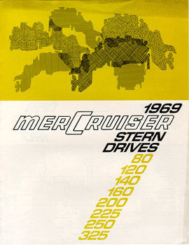 Mercury 1969 Mercruiser Stern Drives Brochure