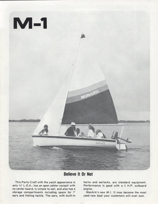 Monark M-1 Sailboat Brochure