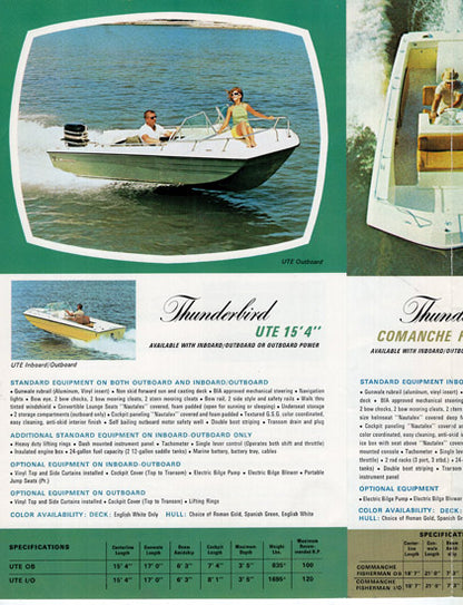 Thunderbird 1960s Brochure