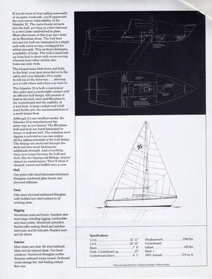 Islander 23 Brochure