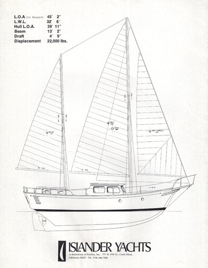 Islander 40 Motor Sailer Brochure