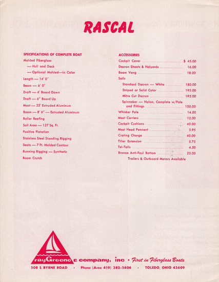 Rascal 14 Brochure