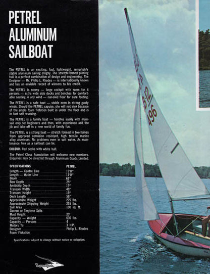 Springbok Petrel SB-12 Brochure