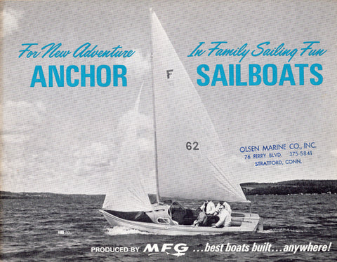 MFG 1966 Anchor Sailboat Brochure