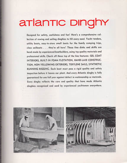 American Fiberglass Sailboat Brochure
