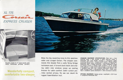 Chris Craft 1965 Corsair Outboards Brochure