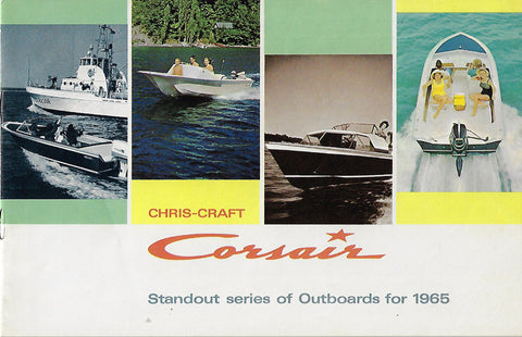 Chris Craft 1965 Corsair Outboards Brochure