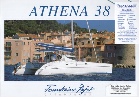 Fountaine Pajot Athena 38 Brochure