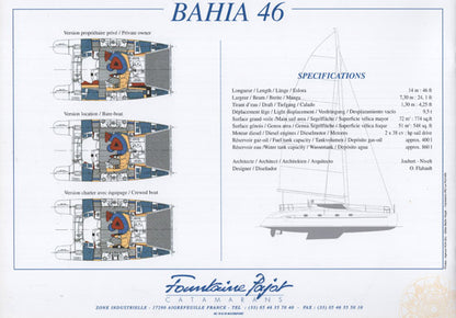 Fountaine Pajot Bahia 46 Brochure