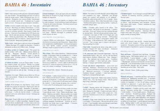 Fountaine Pajot Bahia 46 Brochure