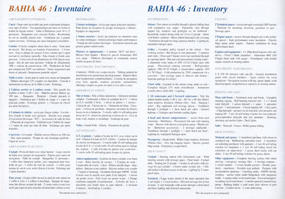 Fountaine Pajot Bahia 46 Brochure