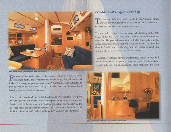 Sabre 402 Brochure