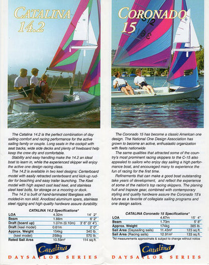 Catalina 2000 Daysailor Brochure