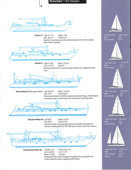 Kanter Sailboats Brochure