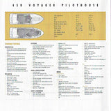 Carver 450 Voyager Pilothouse Specification Brochure (2001)