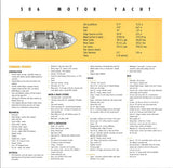 Carver 506 Motor Yacht Specification Brochure (2001)