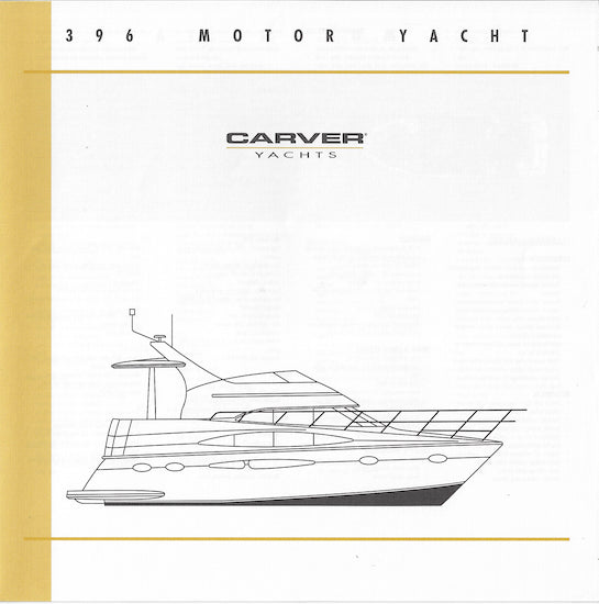 Carver 396 Motor Yacht Specification Brochure (2001)