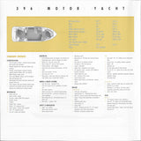 Carver 396 Motor Yacht Specification Brochure (2001)