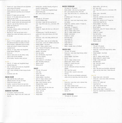 Carver 396 Motor Yacht Specification Brochure (2001)