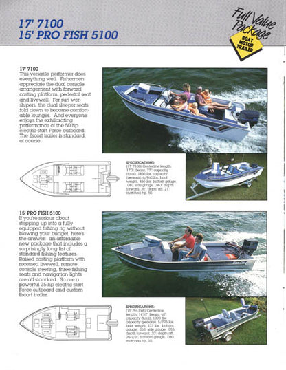 Blue Fin 1987 Brochure