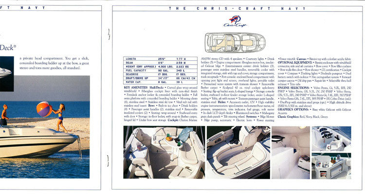 Chris Craft 2001 Sportboats Brochure