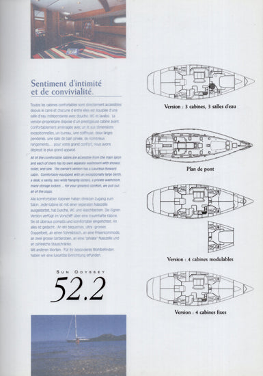 Jeanneau Sun Odyssey 52.2 Brochure