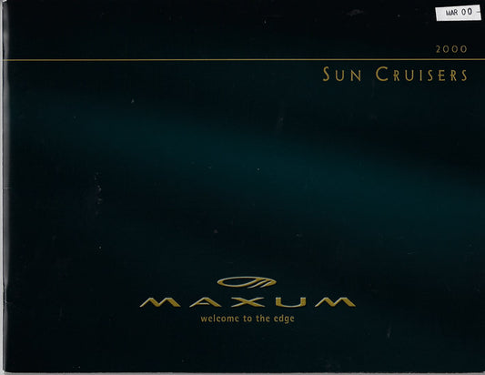 Maxum 2000 Sun Cruisers Brochure