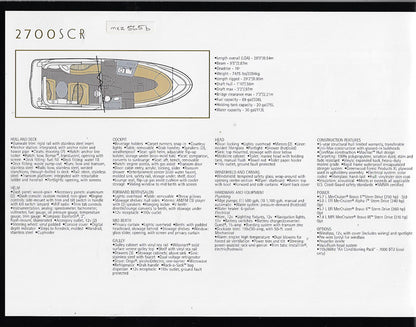 Maxum 2000 Sun Cruisers Brochure