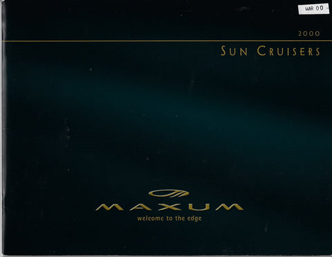 Maxum 2000 Sun Cruisers Brochure