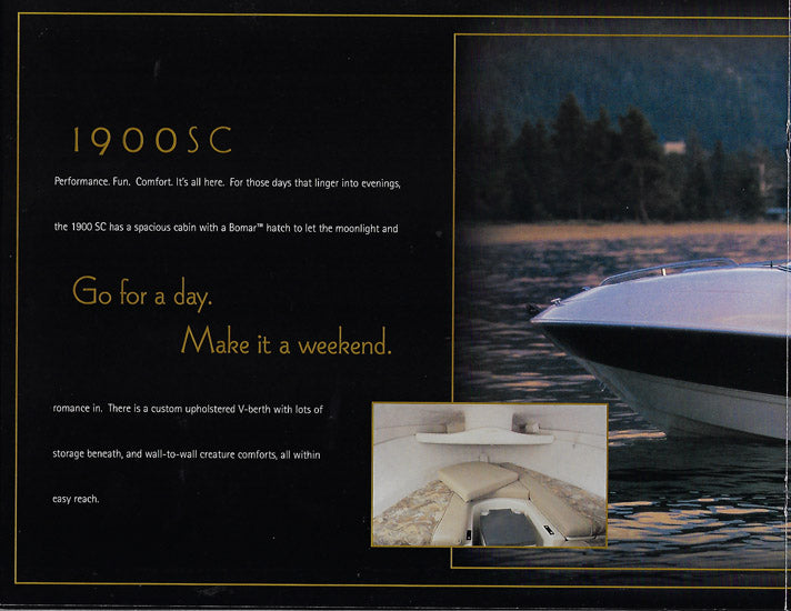 Maxum 2000 Sport Boats Brochure