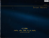 Maxum 2000 Sport Boats Brochure