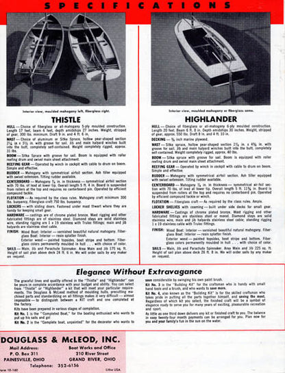 D&M Thistle & Highlander Brochure