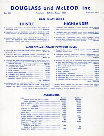 D&M Thistle & Highlander Brochure